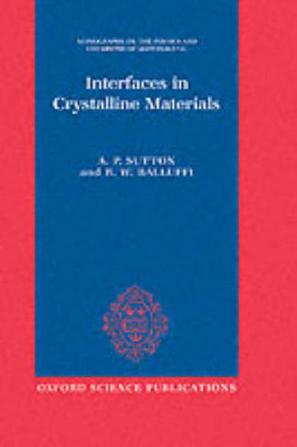 Interfaces in Crystalline Materials