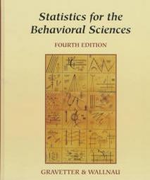 Statistics for the Behavioral Sciences