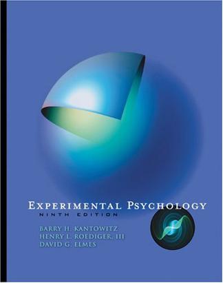 Experimental Psychology