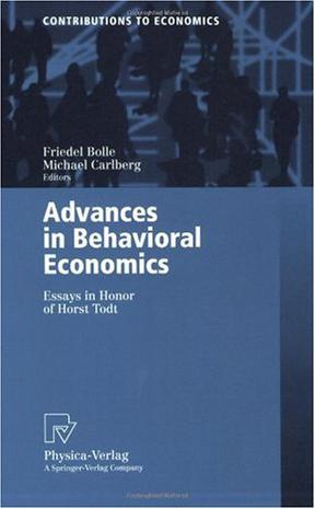 Advances in Behavioral Economics