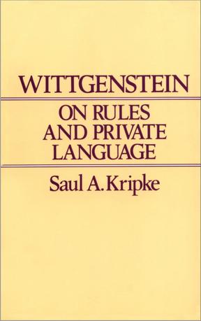 Wittgenstein on Rules and Private Language