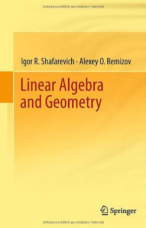 Linear Algebra and Geometry