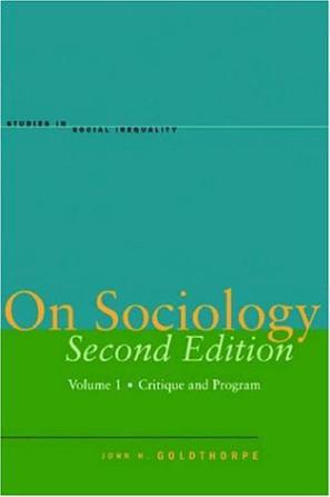 On Sociology, Vol. 1