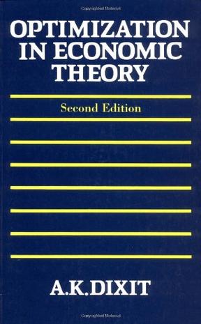 Optimization in Economic Theory