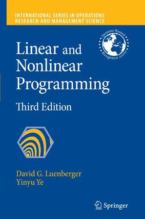 Linear and Nonlinear Programming