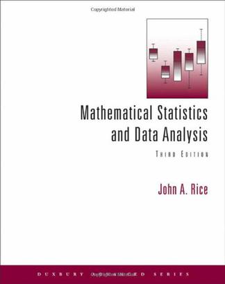 Mathematical Statistics and Data Analysis