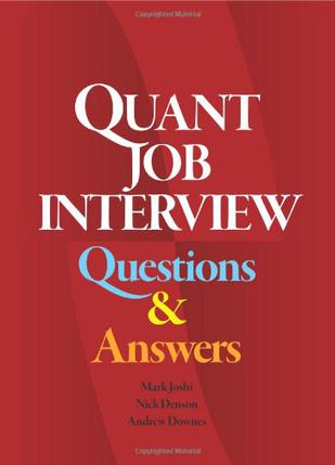 Quant Job Interview Questions And Answers