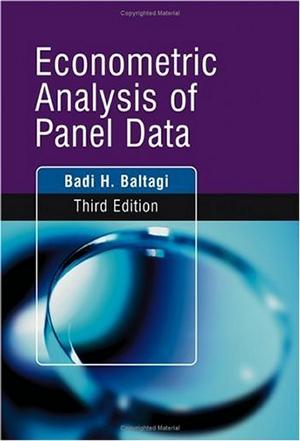 Econometric Analysis of Panel Data